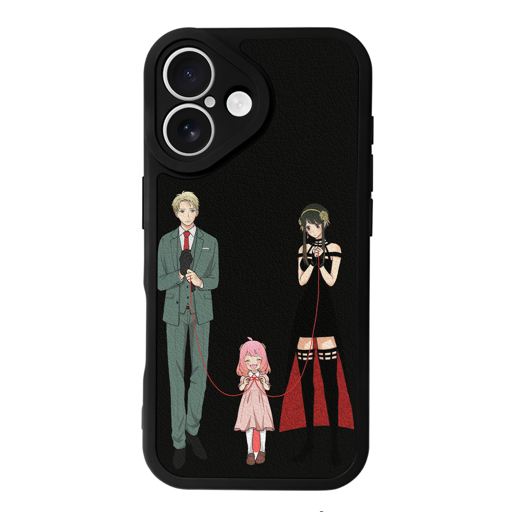 （画像用） SPY×FAMILY间谍家家酒 【iPhone 16シリーズ対応】シリコンスマホケース（レザー調） 材質：シリコン